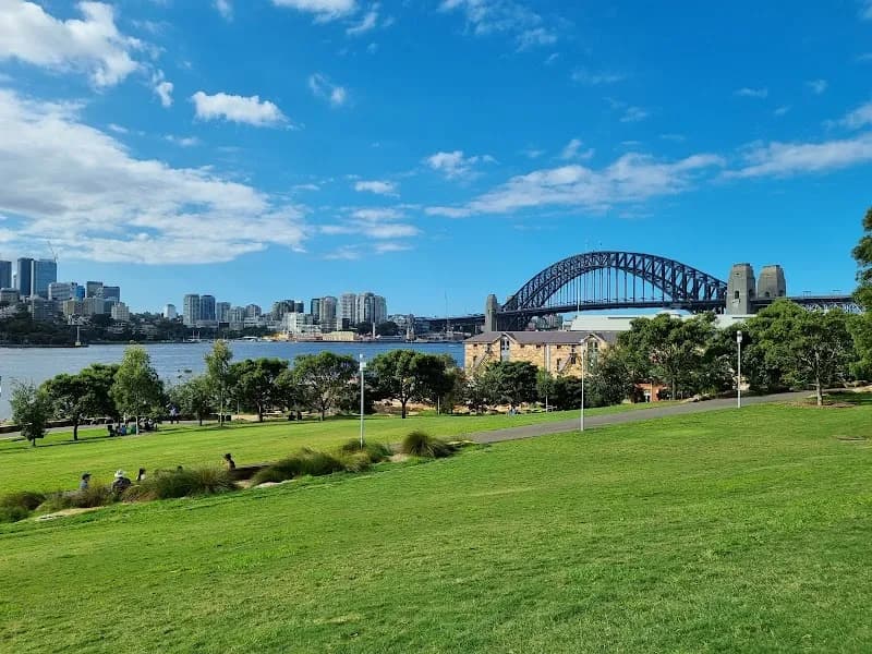 View of Barangaroo Reserve in Sydney, NSW