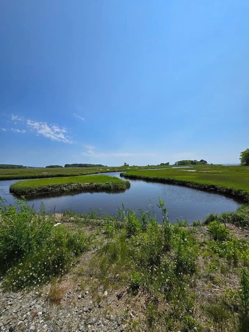 View of Barn Island Wildlife Management Area in Mystic, CT