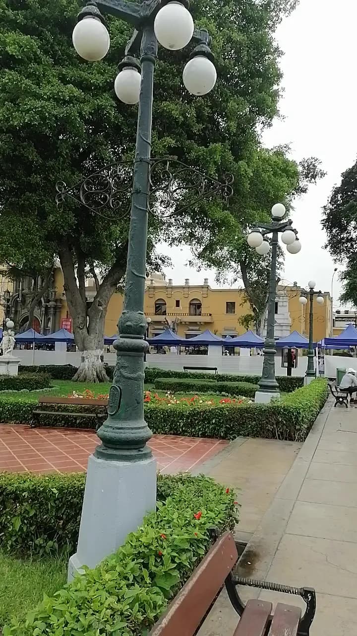 View of Barranco Municipal Park in Barranco, Lima