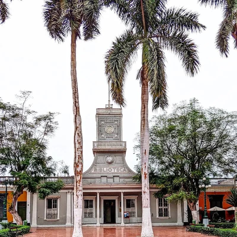View of Barranco Municipal Park in Barranco, Lima