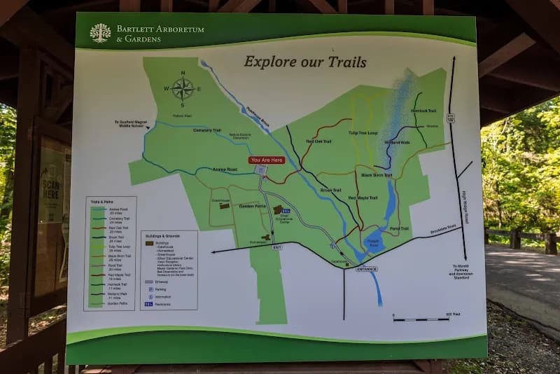 View of Bartlett Arboretum & Gardens in Stamford, CT