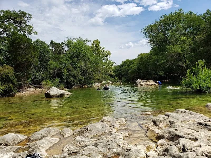 View of Barton Creek Greenbelt in Round Rock, TX
