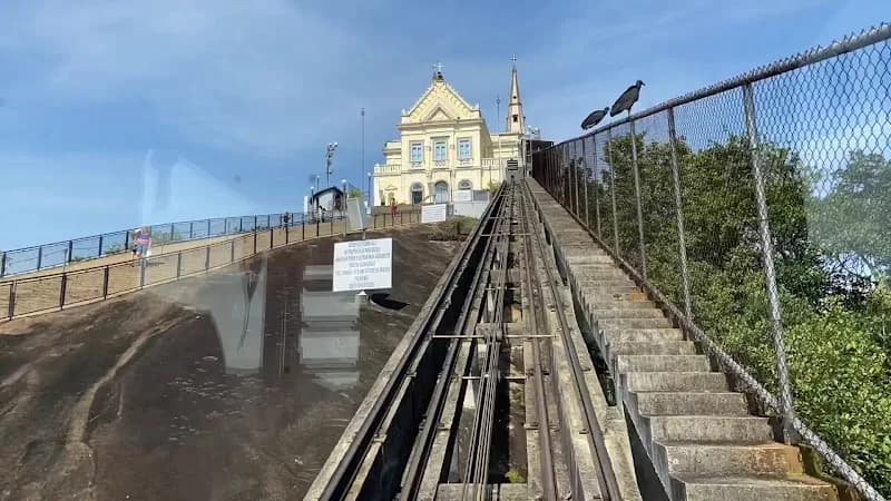 View of Basílica Santuário de Nossa Senhora da Penha de França in Penha, RJ