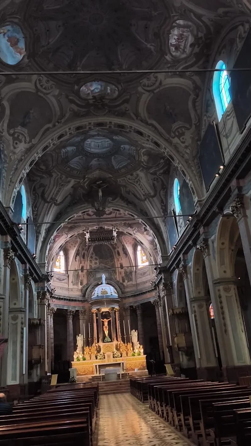 View of Basilica di San Martino e Santa Maria Assunta in Treviglio, Lombardy