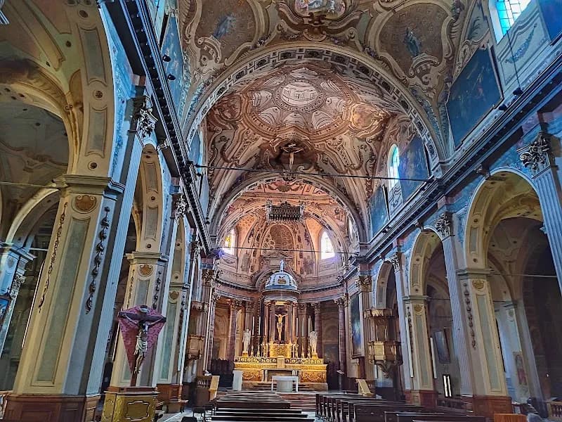 View of Basilica di San Martino e Santa Maria Assunta in Treviglio, Lombardy