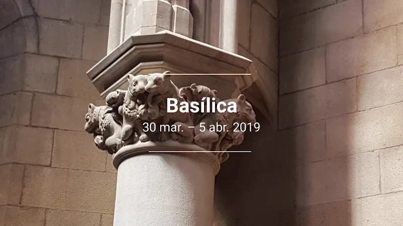 View of Basilica of Saint Mary de la Seu of Manresa in Manresa, CT