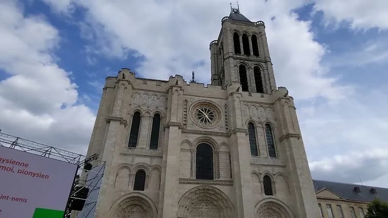 View of Basilique Cathédrale Saint-Denis in Saint-Denis, IDF