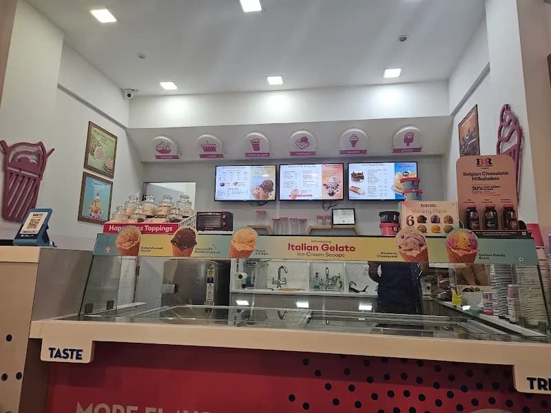 View of Baskin-Robbins Ice Cream Parlor, Vashi in Vashi, MH