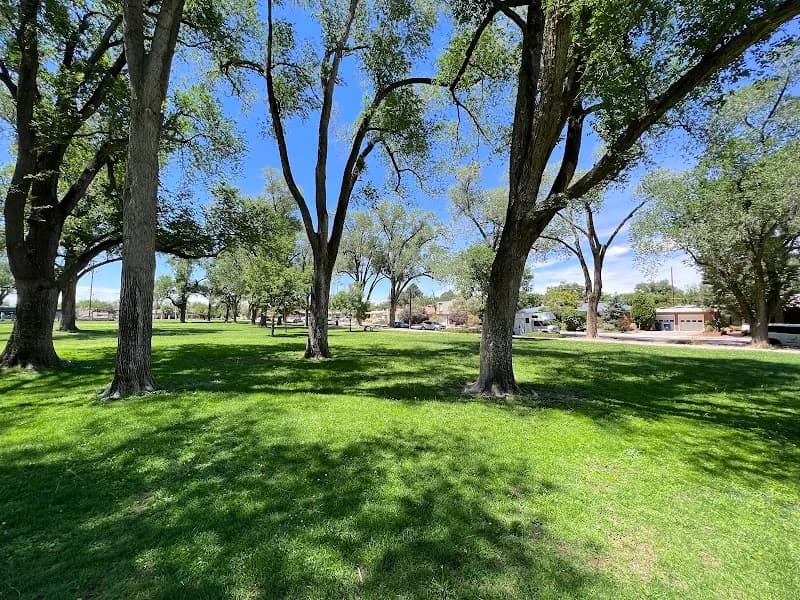 View of Bataan Memorial Park Albuquerque in North Domingo Baca, NM