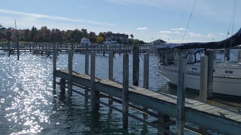 View of Bayfront Park in Petoskey, MI