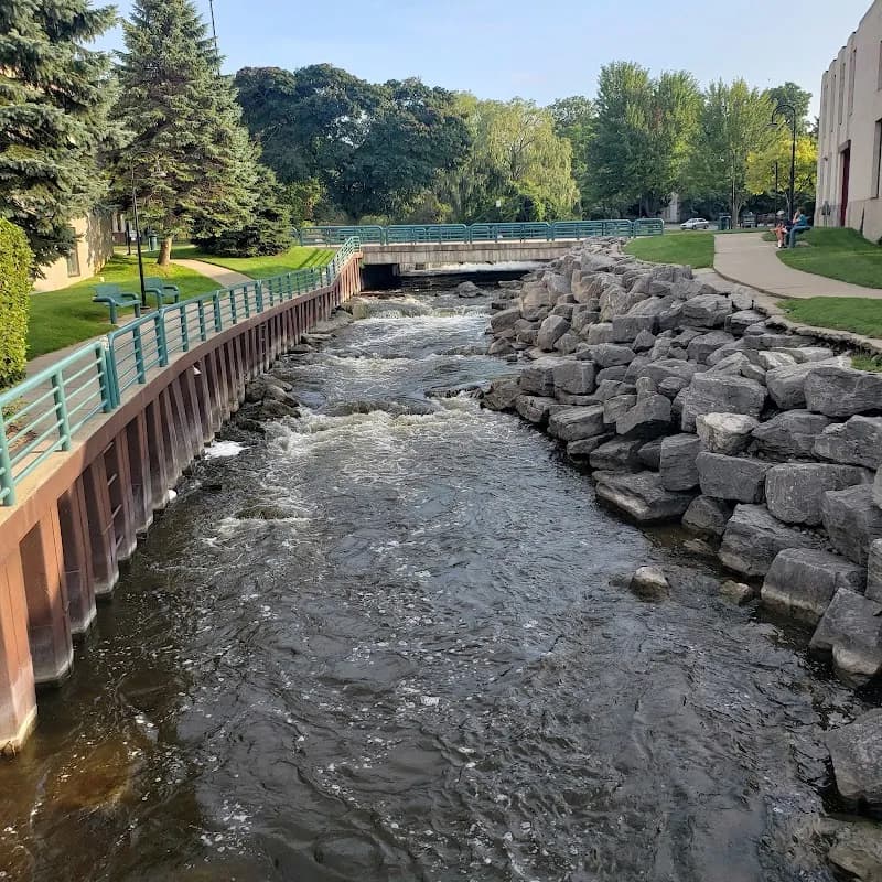 View of Bayfront Park in Petoskey, MI