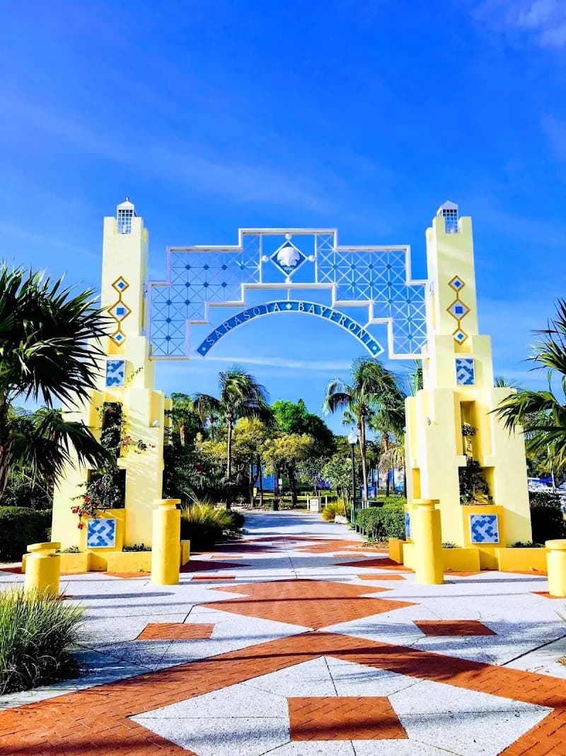 View of Bayfront Park in Sarasota, FL