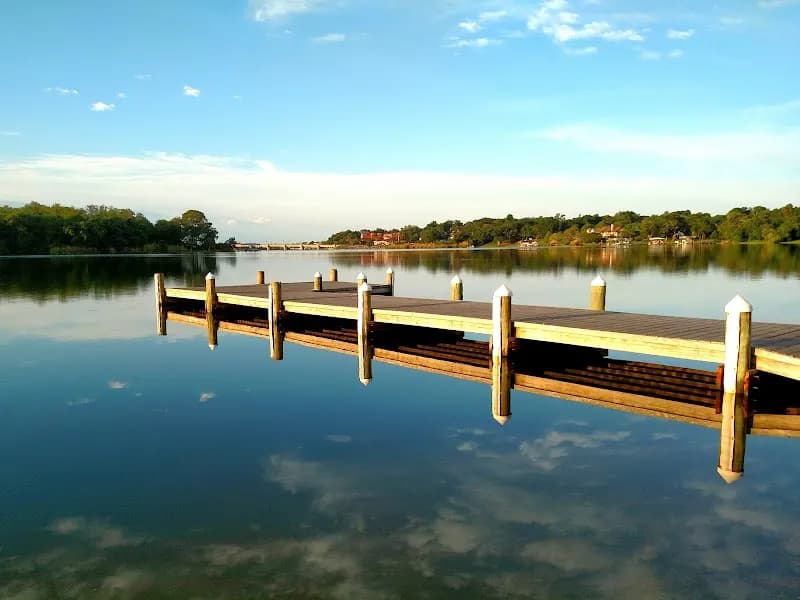 Bayou Texar Boat Ramp park in East Hill, FL