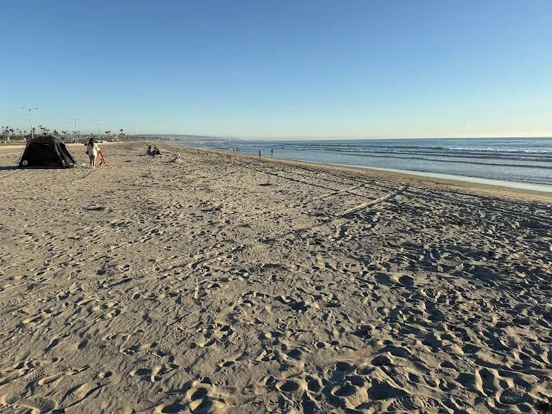 Bayshore Bikeway (Silver Strand Bikeway) route in Coronado, CA