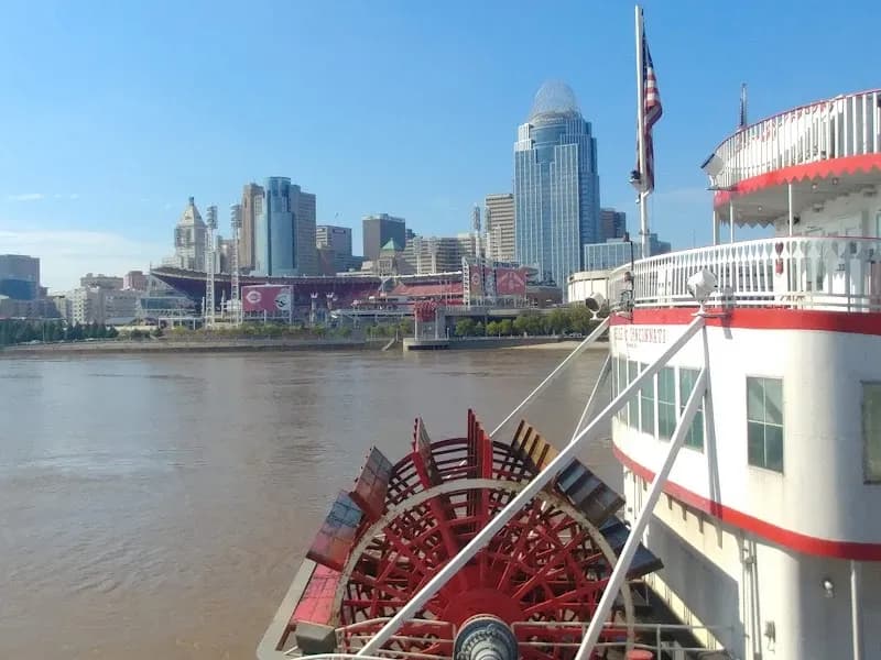 View of BB Riverboats in Newport, KY