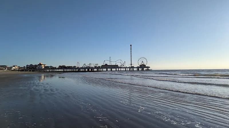View of Beach Pocket Park Number 1 in Galveston, TX