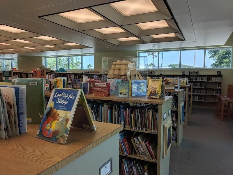 View of Beaches Branch Library in Atlantic Beach, FL