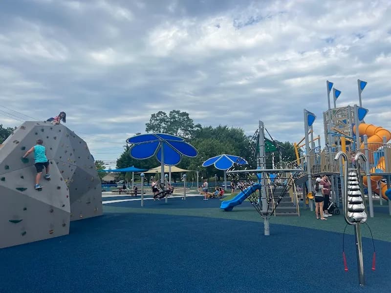 View of Beachwood Pool and Playground in Beachwood, OH