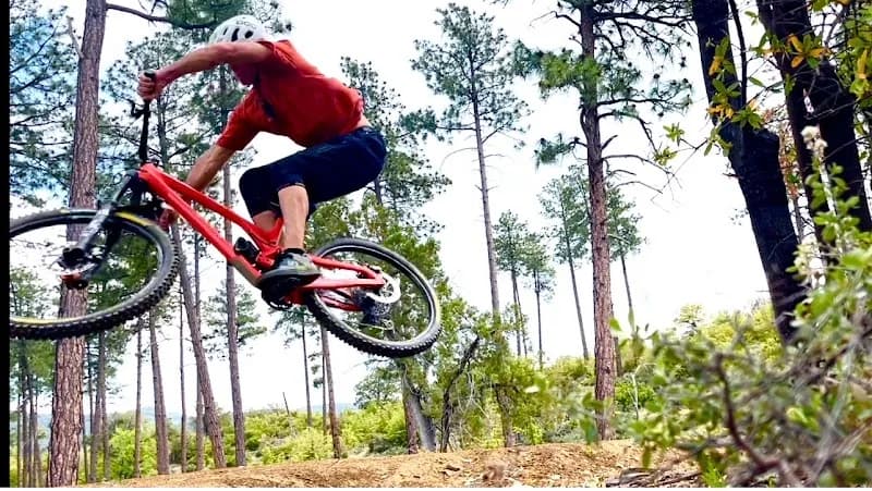 View of Bean Peak Mountain Bike Gravity Flow Trails in Prescott, AZ