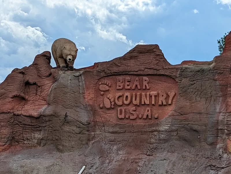 View of Bear Country USA in Rapid City, SD