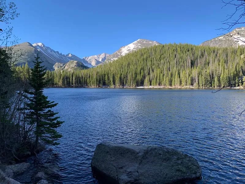 Bear Lake Trail route in Estes Park, CO