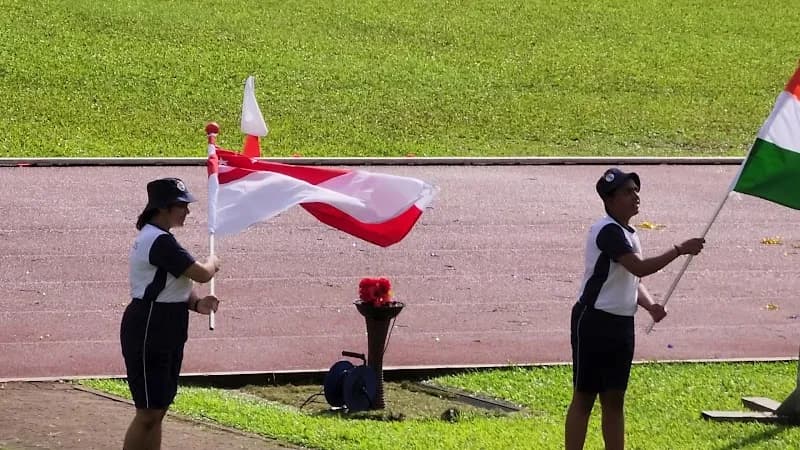 View of Bedok Stadium in Bedok, SG