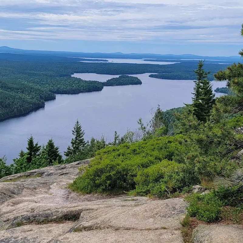 Beech Mountain Trail route in Bar Harbor, ME