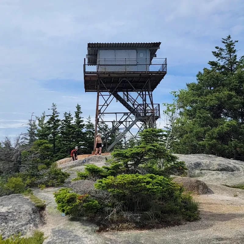 View of Beech Mountain Trail in Bar Harbor, ME