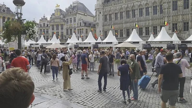 View of Belgian Brewers Museum in Saint-Gilles, BRU