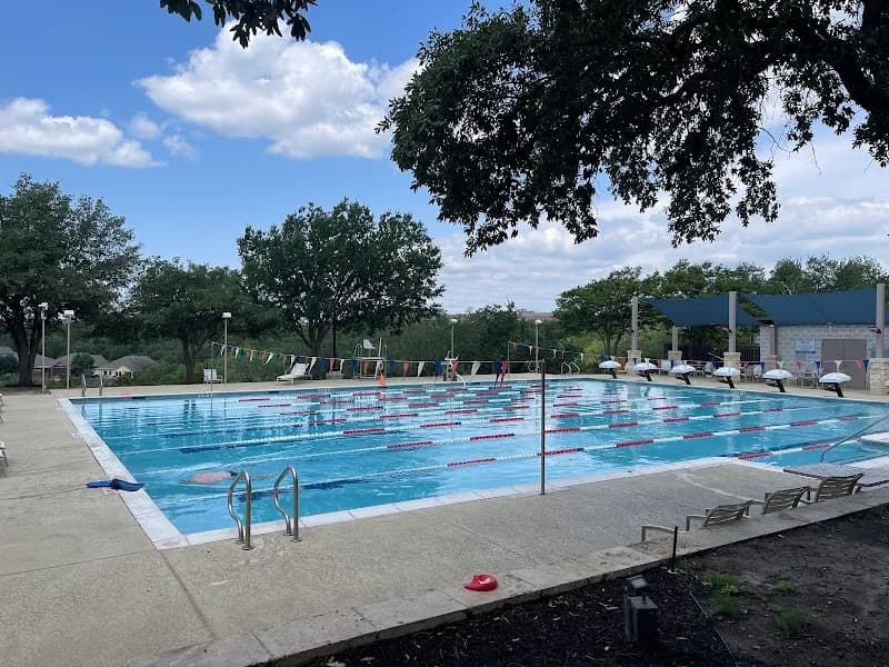 Bella Mar Pool community center in Steiner Ranch, TX