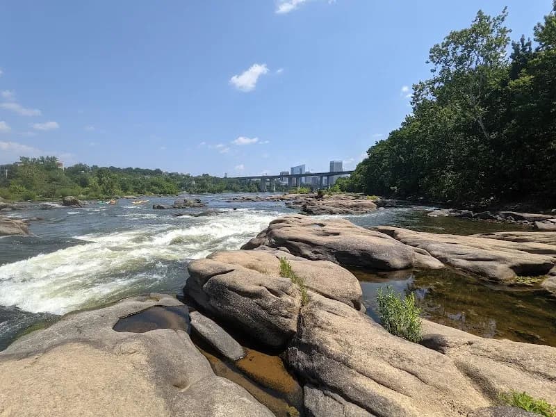 Belle Isle island in Richmond, VA