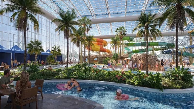 View of Bellevue Bay Indoor Water Park (2027) in Bellevue, NE