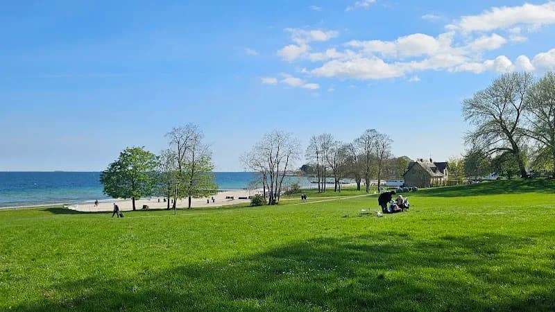 View of Bellevue Beach in Copenhagen, CPH