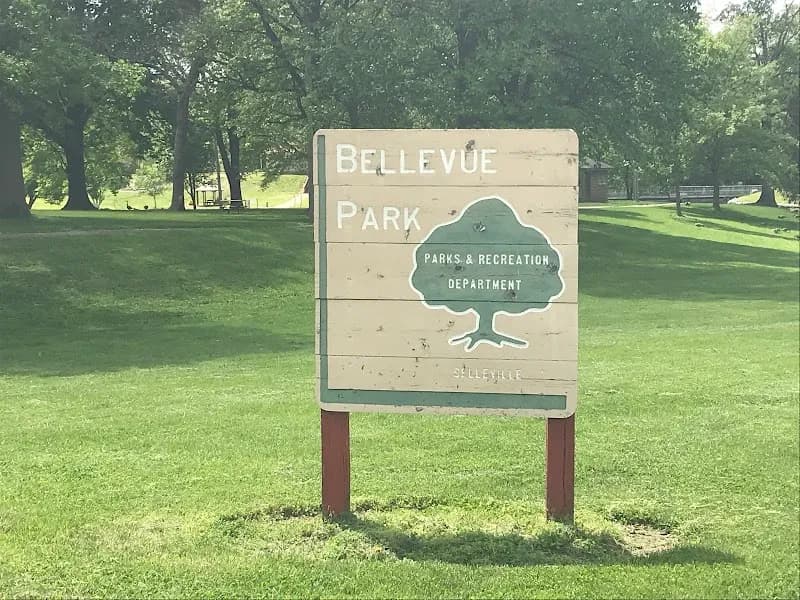 View of Bellevue Park in Belleville, IL