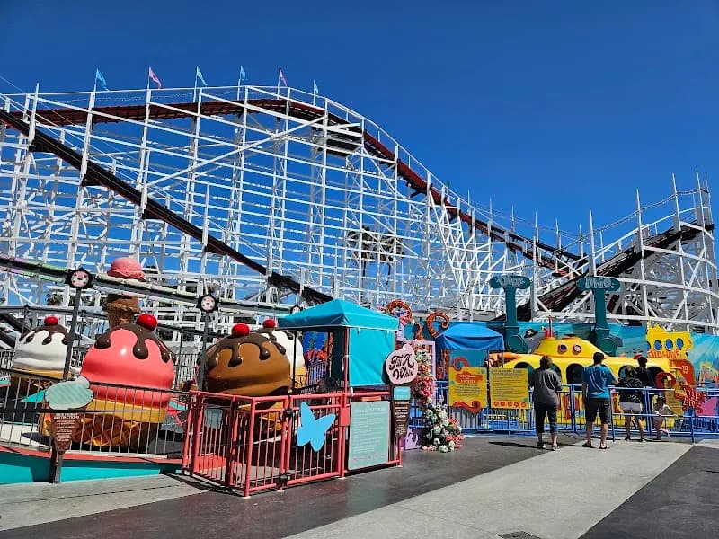 View of Belmont Park in San Diego, CA