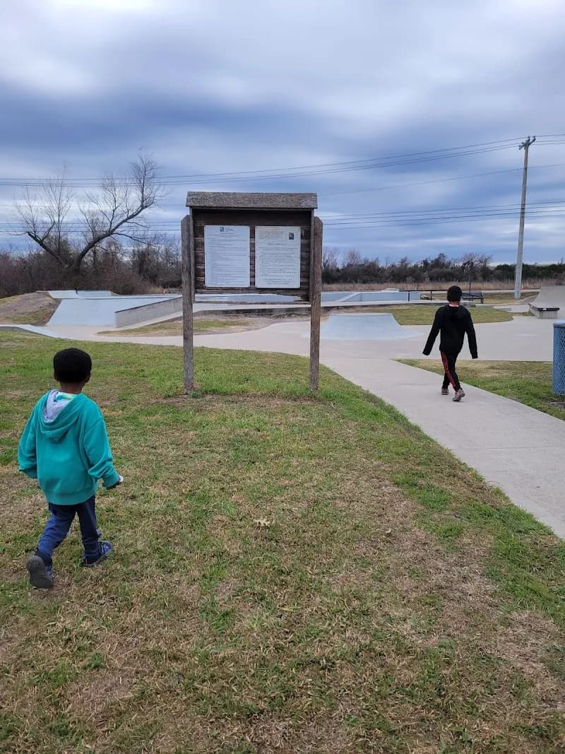 View of Benbrook Skate Park in Benbrook, TX