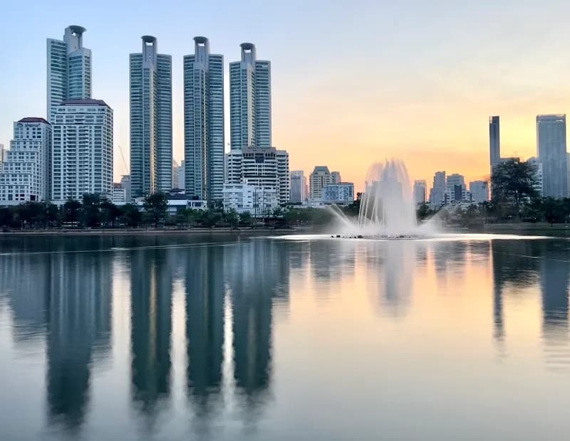 Benchakitti Park state park in Bangkok, BKK