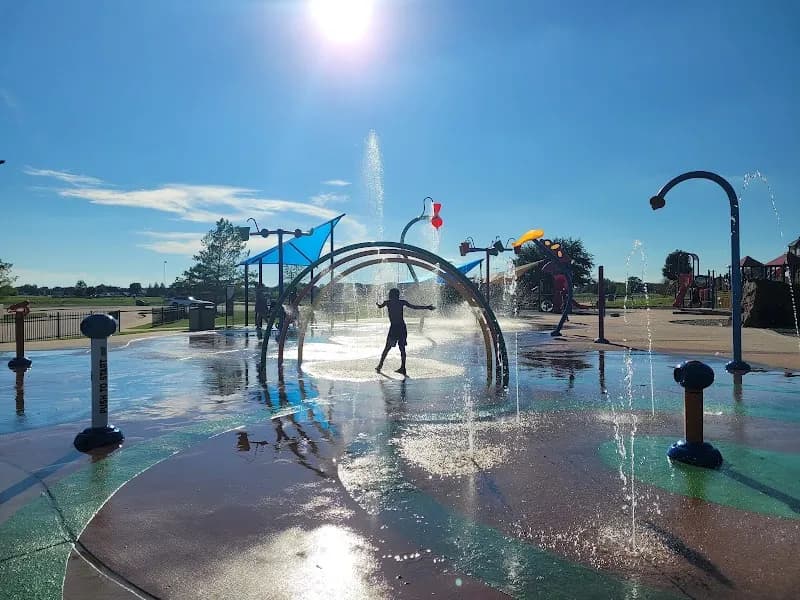 Bentley Park Splash Pad park in Bixby, OK