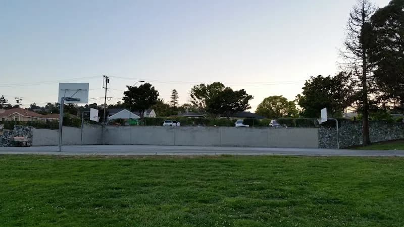 View of Beresford Park in San Mateo, CA