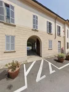 View of Biblioteca Comunale in Nova Milanese, Lombardy