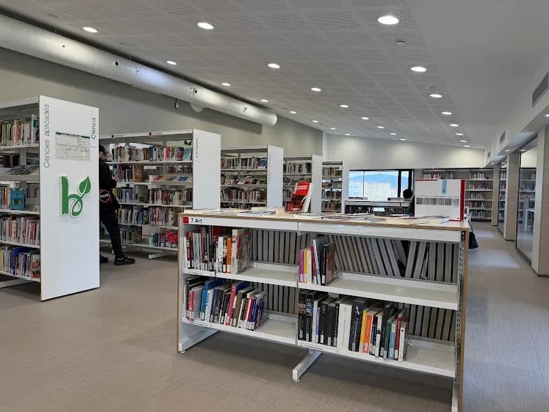 View of Biblioteca Municipal Montserrat Roig in Sant Feliu de Llobregat, CT