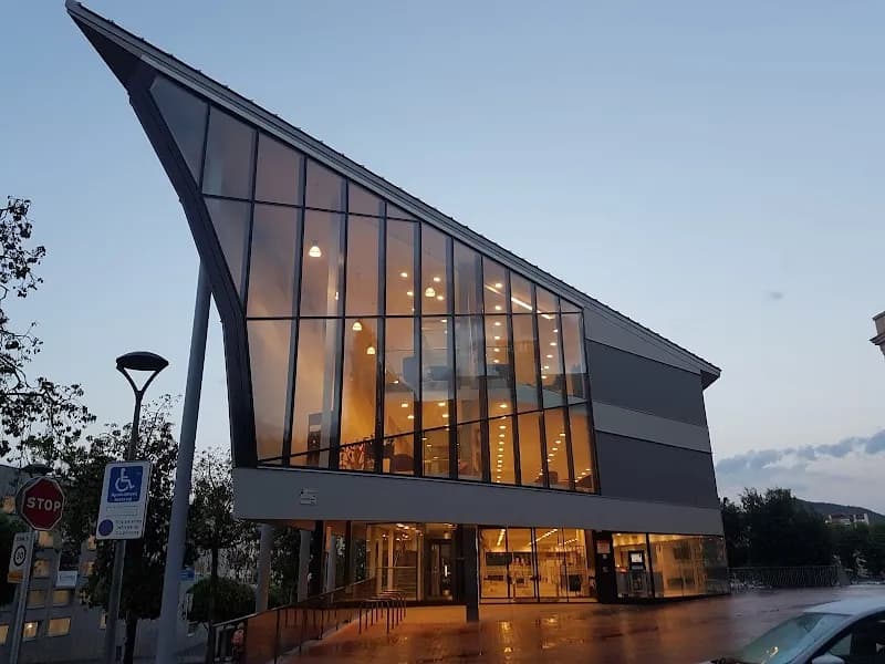 View of Biblioteca Municipal Montserrat Roig in Sant Feliu de Llobregat, CT