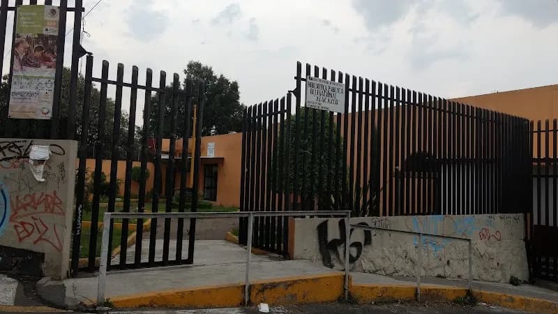 View of Biblioteca Pública La Magdalena in La Magdalena Contreras, CDMX