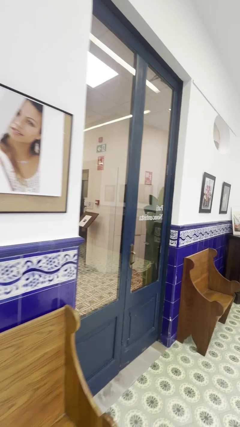 View of Biblioteca Santiago Rusiñol in Sitges, CT