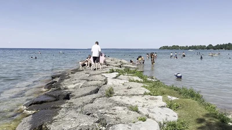 View of Big Bay Point Beach in Georgina, ON