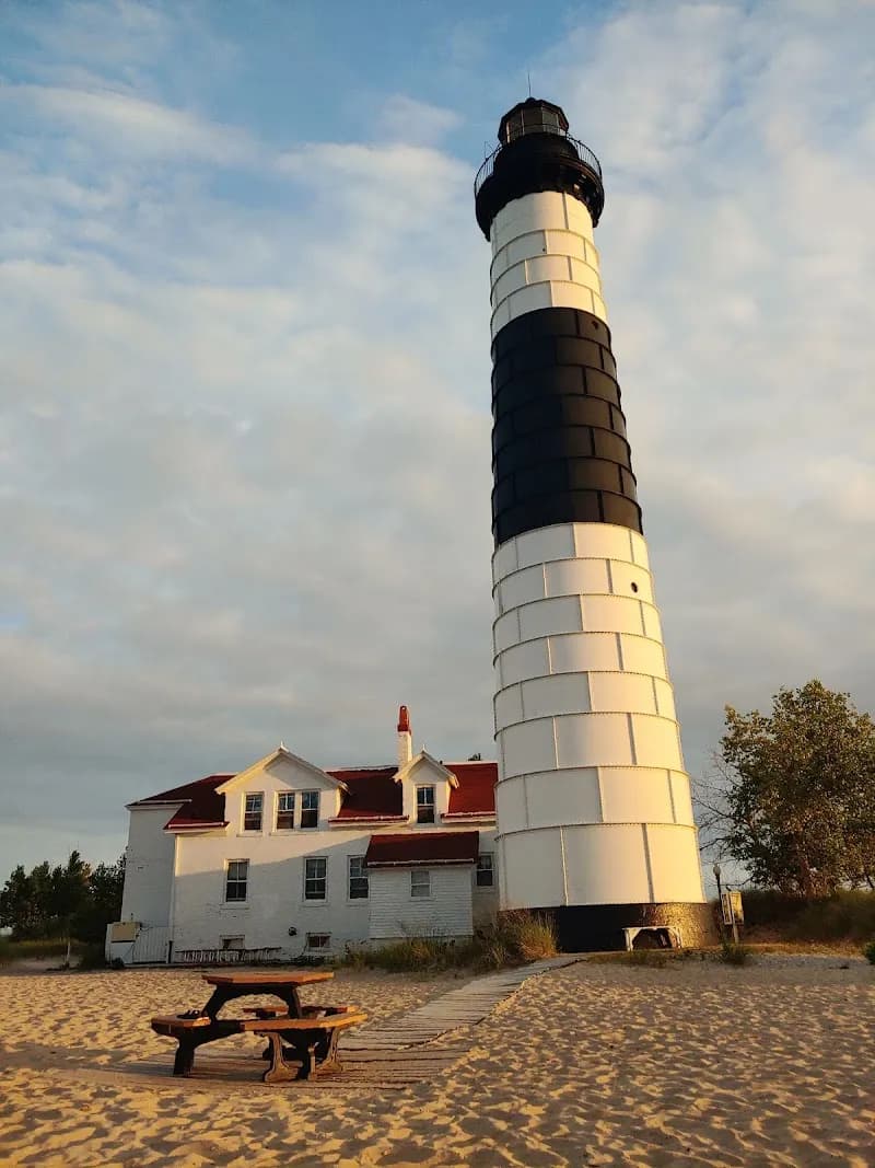Big Sable Point Lighthouse historical landmark in Ludington, MI