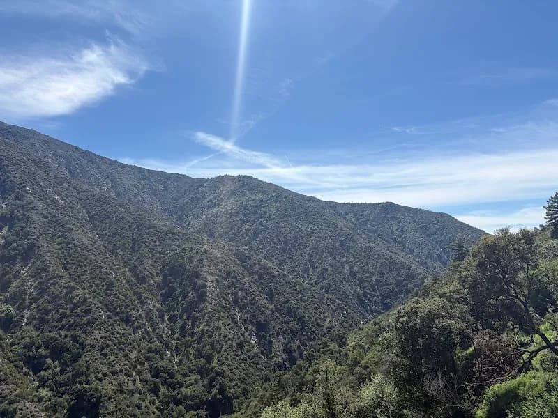 View of Big Santa Anita Canyon in Glendora, CA