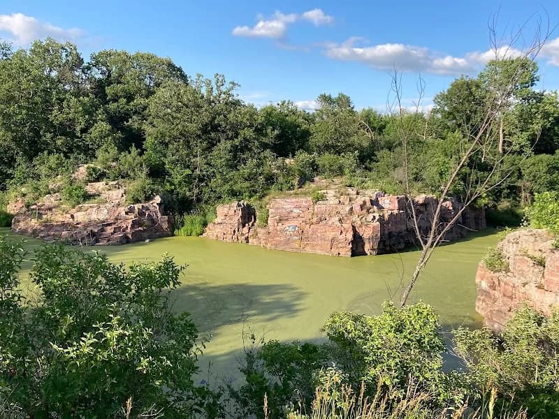 View of Big Sioux River Trail Loop Trailhead in Sioux Falls, SD