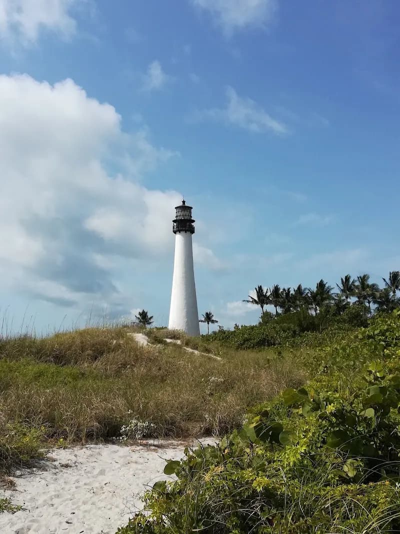 View of Bill Baggs Cape Florida State Park in Key Biscayne, FL