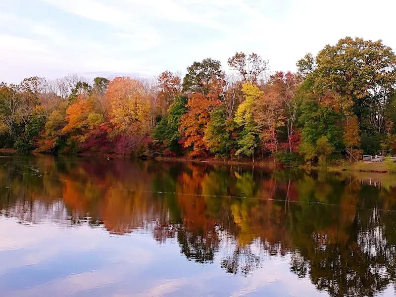View of Billy Johnson Mountain Lakes Nature Preserve in Princeton, NJ
